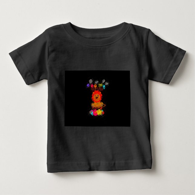 Camiseta Para Bebê Hakuna Matata, fofo bebê design (Frente)