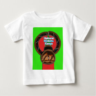 Camiseta Para Bebê Hakuna Matata Kenya Art Impressão