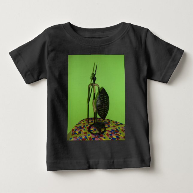 Camiseta Para Bebê Hakuna Matata Kenya Maasai.JPG (Frente)
