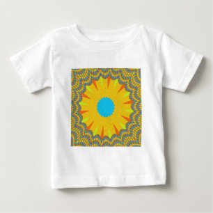 Camiseta Para Bebê Hakuna Matata - pintura de óleo amarelo ouro