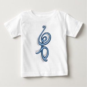 Camiseta Para Bebê Hakuna Matata ~ símbolo azul