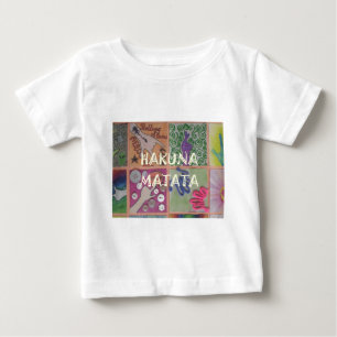 Camiseta Para Bebê Hakuna Matata uma bela obra de arte.png