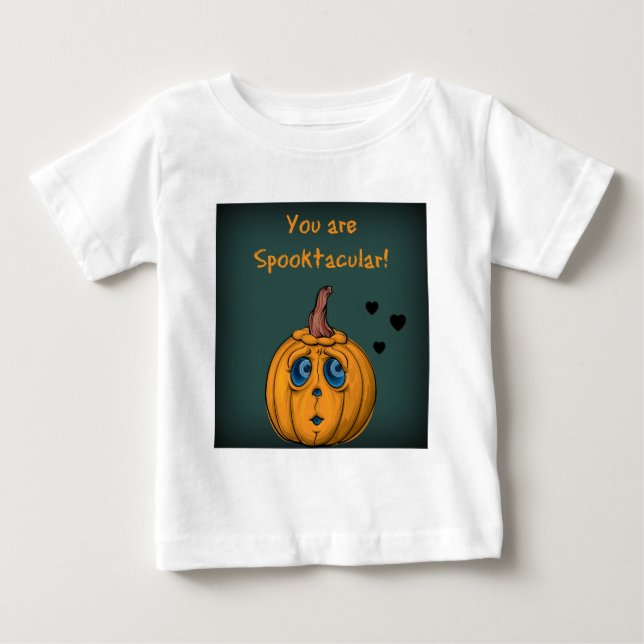 Camiseta Para Bebê Halloween (Frente)