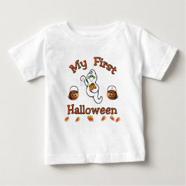 Camiseta Para Bebê Halloween Baby