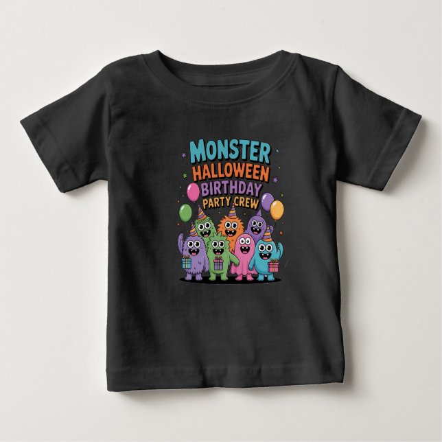 CAMISETA PARA BEBÊ HALLOWEEN BIRTHDAERS (Frente)