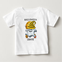 Camiseta Para Bebê Halloween Chaos