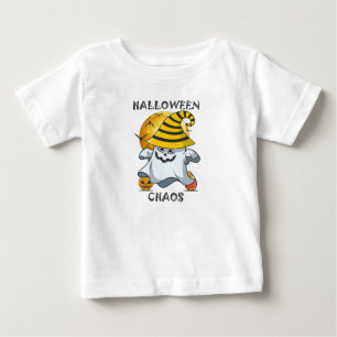 Camiseta Para Bebê Halloween Chaos