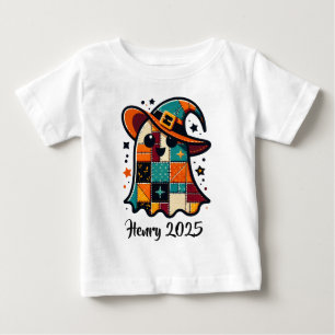 Camiseta Para Bebê Halloween do Fantasma de Correção de Cuecas Person