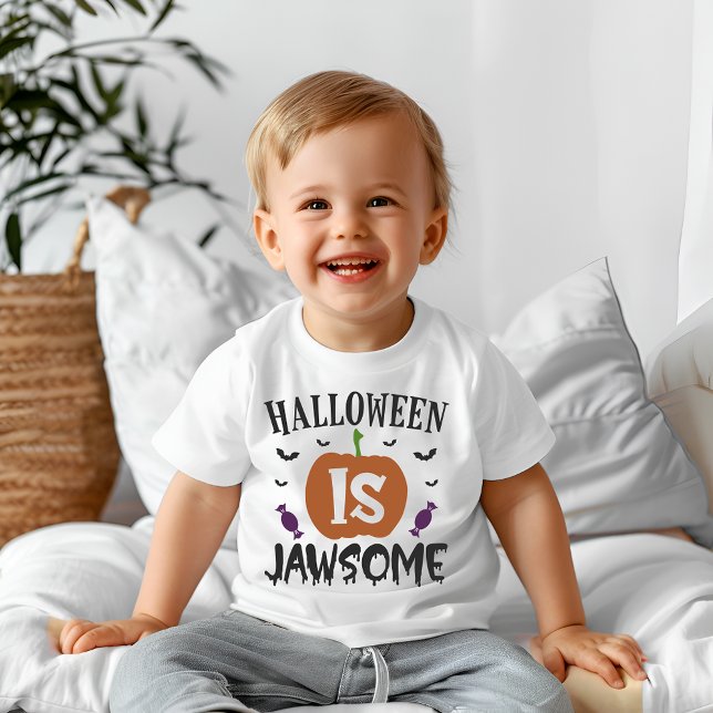 Camiseta Para Bebê Halloween é incrível (Criador carregado)