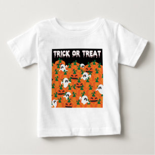 Camiseta Para Bebê Halloween Fantasmas Assombrados Pumpkin Patch
