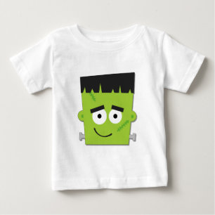 Camiseta Para Bebê Halloween Frankenstein T-shirts e presentes