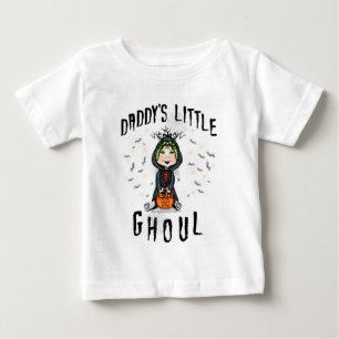 Camiseta Para Bebê Halloween Ghoul / t-shirt para raparigas