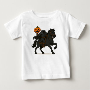 Camiseta Para Bebê Halloween/Outono sem cabeça