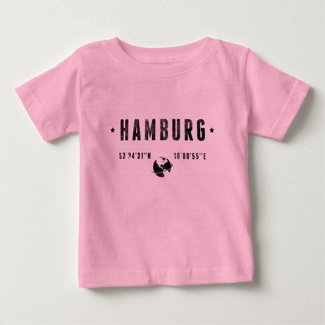 Camiseta Para Bebê Hamburgo (Frente)