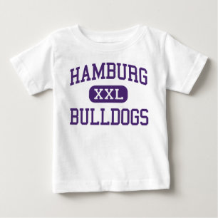 Camiseta Para Bebê Hamburgo - buldogues - alta - Hamburgo New York