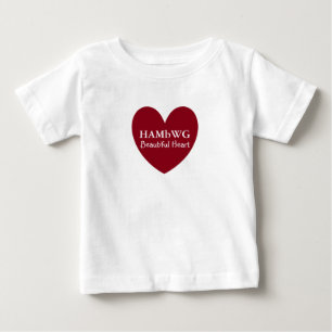 Camiseta Para Bebê HAMbyWG - Toddler Ruffle Vress - Belo Coração