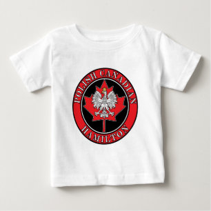 Camiseta Para Bebê Hamilton Round Polska Polonês