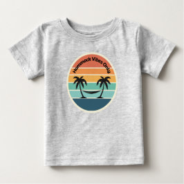 Camiseta Para Bebê Hammock Vibes