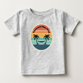 Camiseta Para Bebê Hammock Vibes