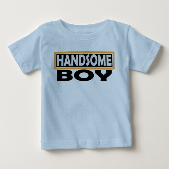 CAMISETA PARA BEBÊ HANDSOME (Frente)