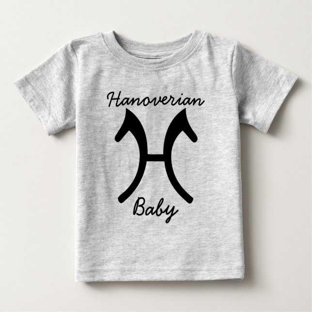 Camiseta Para Bebê Hanoverian Baby Organic (Frente)