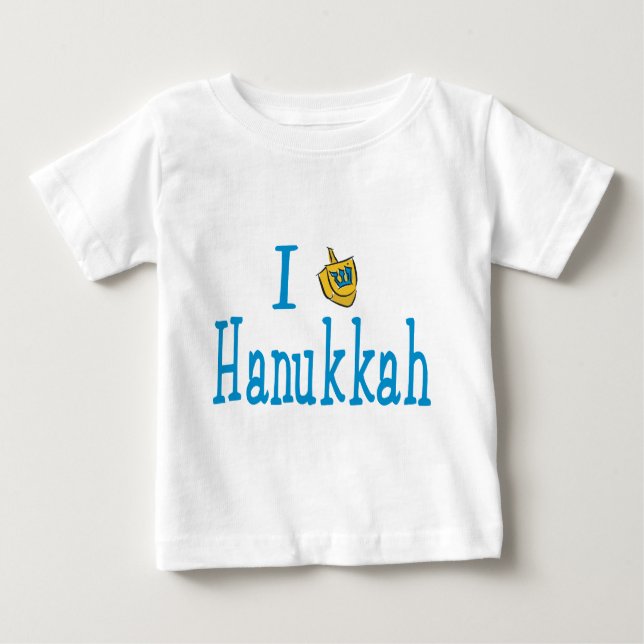 Camiseta Para Bebê Hanukkah (Frente)
