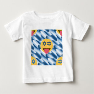 Camiseta Para Bebê hanukkah chanukkah emoji