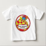 Camiseta Para Bebê Hanukkah Dreidels Baby T-shirt<br><div class="desc">Hanukkah Dreidel T-Shirt. O design pode ser transferido para outros favoritos do Zazzle. Personalize eliminando a mensagem e adicionando a sua própria mensagem com o seu estilo de fonte, tamanho e cor favoritos. Feliz Chanukah/Hanukkah! Estilo: Baby Fine Jersey T-Shirt Sua busca pela melhor camiseta básica de criança acabou oficialmente. Feita...</div>