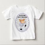 Camiseta Para Bebê Hanukkah Happy Baby Fine Jersey<br><div class="desc">Camiseta "Hanukkah Happy". Para personalizar, escolha seu estilo de fonte, cor, tamanho e texto favoritos! Feliz Chanukah/Hanukkah Sameach!! Estilo: Baby Fine Jersey T-Shirt Sua busca pela melhor camiseta básica de criança acabou oficialmente. Feita de algodão, ela é extremamente macia, ideal para até para as peles mais sensíveis. Disponível em diversas...</div>