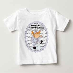 Camiseta Para Bebê Hanukkah Happy Baby Fine Jersey
