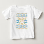 Camiseta Para Bebê Hanukkah Ugly Sweater Jewish Holiday Gift<br><div class="desc">chanukah, menorah, hanukkah, dreidel, jewish, judaism, holiday, religion, christmas, </div>