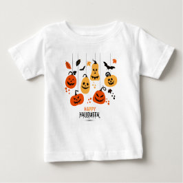 Camiseta Para Bebê happy halloween