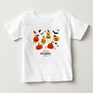 Camiseta Para Bebê happy halloween