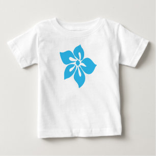 Camiseta Para Bebê Happy Hibiscus Criança Tee