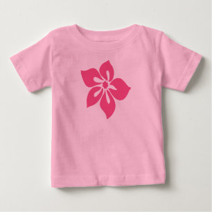 Camiseta Para Bebê Happy Hibiscus Criança Tee