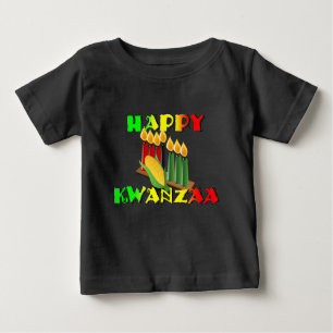 CAMISETA PARA BEBÊ HAPPY KWANZAA