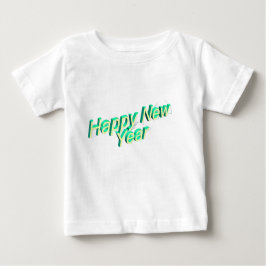 Camiseta Para Bebê Happy New Year Baby Shirt