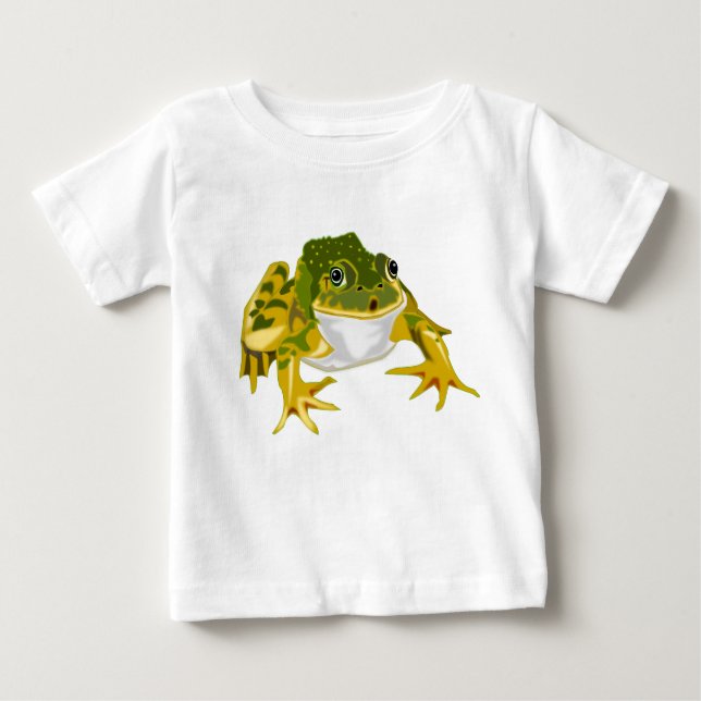 Camiseta Para Bebê Happy Sapo Baby T-Shirt (Frente)