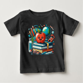 Camiseta Para Bebê Happy School Days: Back to School Essentials