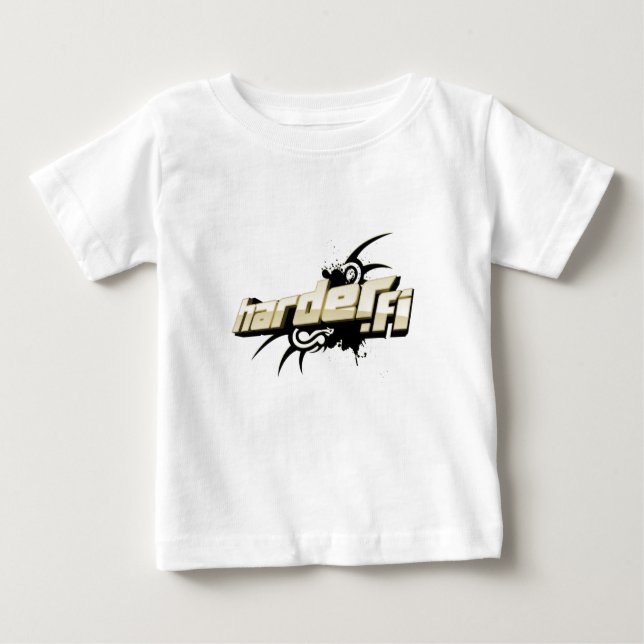Camiseta Para Bebê Harder.fi para bebês (Frente)