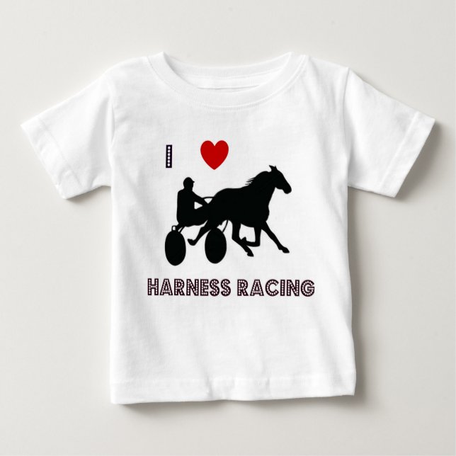Camiseta Para Bebê Harness Racing Romper (Frente)