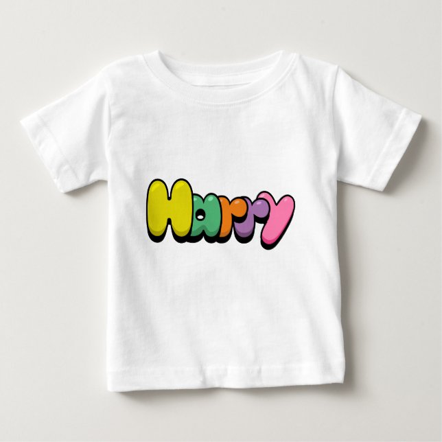 Camiseta Para Bebê Harry (Frente)
