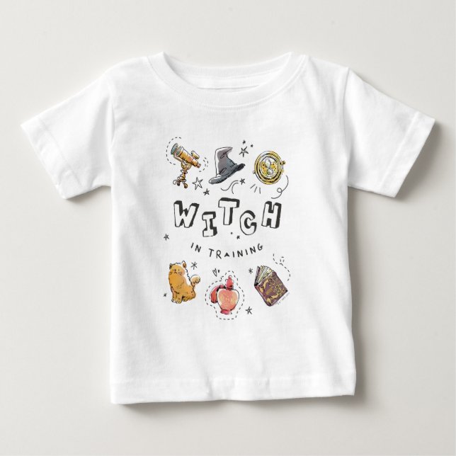 Camiseta Para Bebê HARRY POTTER™ | Bruxa em Treinamento (Frente)