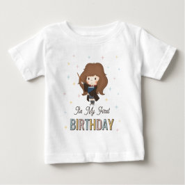 Camiseta Para Bebê Harry Potter Chibi Hermione Mago Aniversário