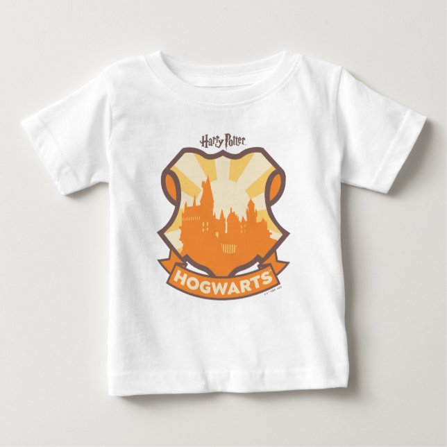 Camiseta Para Bebê HARRY POTTER™ | Verão Magic HOGWARTS™ Crest (Frente)