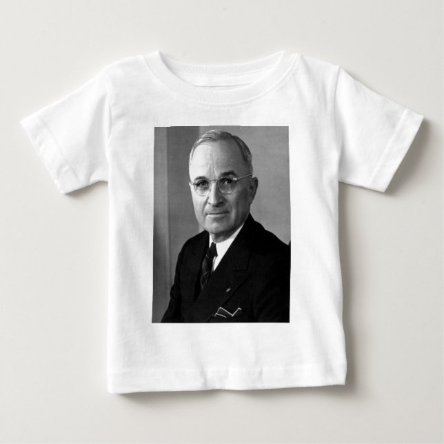 Camiseta Para Bebê Harry S. Truman 33 (Frente)