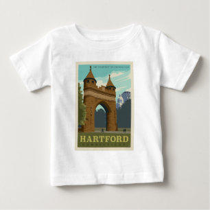 Camiseta Para Bebê Hartford, CT