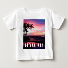 Camiseta Para Bebê Havaí