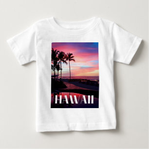 Camiseta Para Bebê Havaí