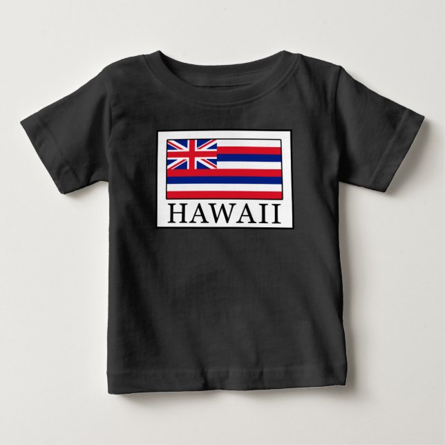 Camiseta Para Bebê Havaí (Frente)
